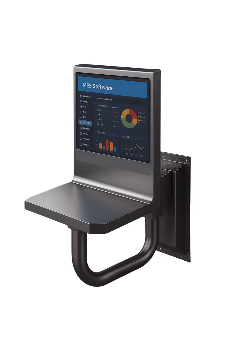Kinetic-ID ID-View wall-mounted cleanroom HMI monitor